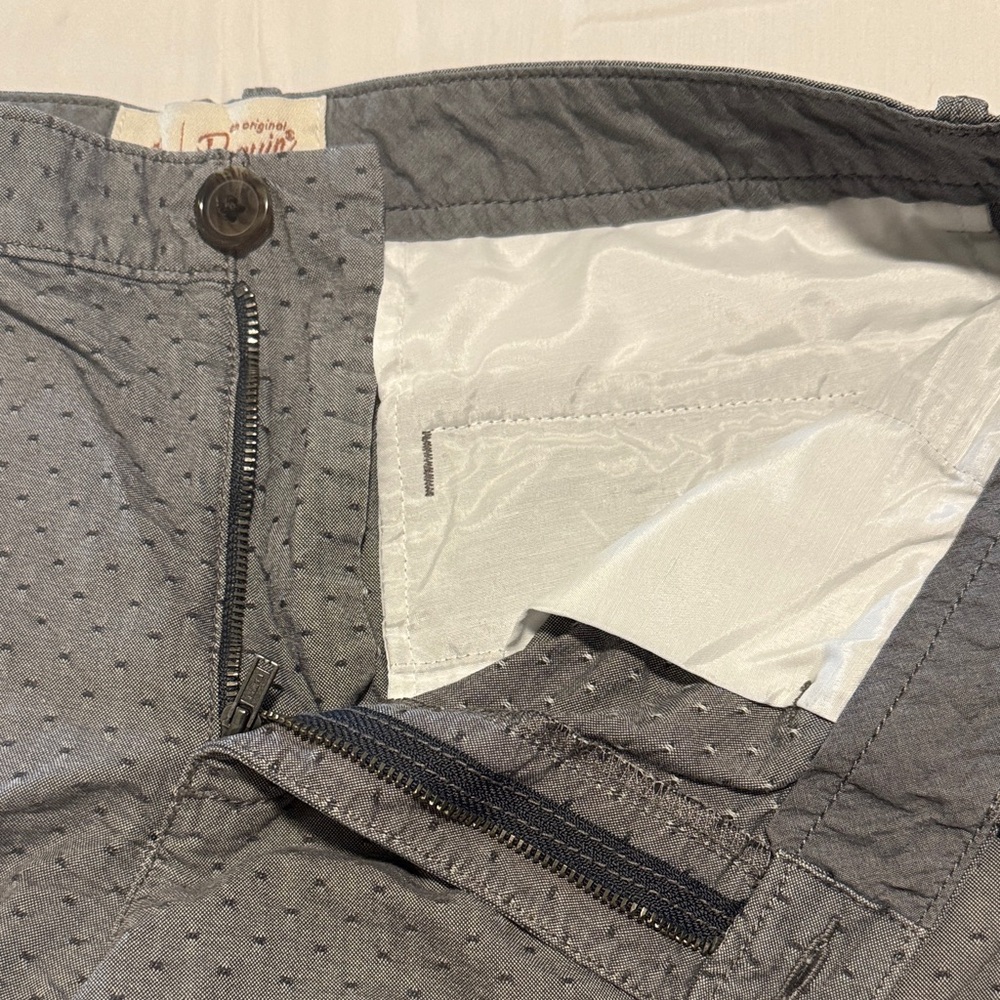 Classic Gray Men's Flat Front Shorts - Picture 12 of 12